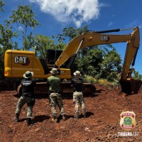 PF e ICMBIO flagram ação de desmatamento em área de interesse do Parque Nacional do Iguaçu