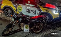 Polícia Militar prende homem com motocicleta furtada em Medianeira