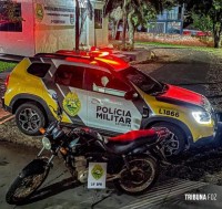 Polícia Militar prende homem com motocicleta furtada em Medianeira