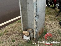 Acidente entre duas motos no bairro Cidade Nova deixa dois feridos