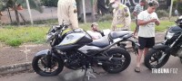 Siate socorre motociclista após colisão de duas motos na Av. Felipe Wandscher