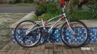 Ciclista é socorrido pelo Siate após queda no Bairro Porto Meira