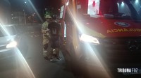 Ciclista é socorrido pelo Siate após queda no Bairro Porto Meira