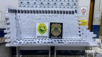 BPFRON e PF apreendem veículo carregado com 300 celulares contrabandeados em Santa Tereza do Oeste
