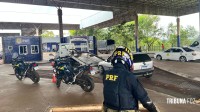 PRF prende condutor na Ponte da Amizade que tentava passar com veículo furtado para o Paraguai