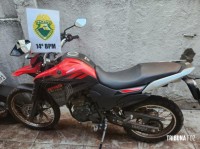 Polícia Militar recupera motocicleta furtada no Bairro Três Fronteiras