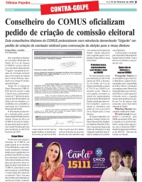 Conselheiro do COMUS oficializam pedido de criação de comissão eleitoral