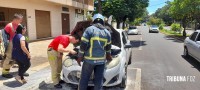 Incêndio a veículo na Av. Safira mobiliza o Corpo de Bombeiros