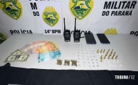 ROTAM prende três pessoas por tráfico de drogas no Bairro Ipê, em Medianeira