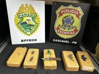 PF e PM prendem paraguaio com BMW X6 com 5,1 Kg de crack em Santa Tereza do Oeste
