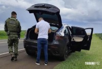 PF e PM prendem paraguaio com BMW X6 com 5,1 Kg de crack em Santa Tereza do Oeste