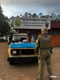 BPFRON e NEPOM prendem homem em posse de drogas em Marechal Cândido Rondon