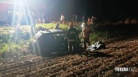 Acidente deixa dois mortos e dois feridos graves durante a madrugada em Foz do Iguaçu