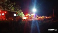 Acidente deixa dois mortos e dois feridos graves durante a madrugada em Foz do Iguaçu
