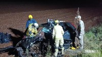 Acidente deixa dois mortos e dois feridos graves durante a madrugada em Foz do Iguaçu