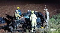 Acidente deixa dois mortos e dois feridos graves durante a madrugada em Foz do Iguaçu