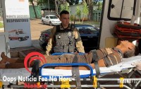 ROTAM recupera moto antes mesmo da dona saber que foi furtada. Abordado surta na hora da prisão 