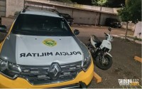 PM recupera motocicleta roubada e celular furtado em São Miguel do Iguaçu