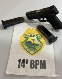 PM recupera veiculo e prende homem armado na região do Lago de Itaipu