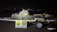 Policia Federal e PM prendem quatro pessoas por tráfico internacional de drogas no Rio Paraná