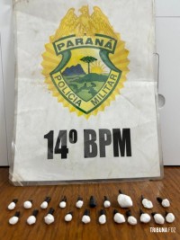 Polícia Militar prende homem com 21 papelote de cocaína no Bairro Jardim América