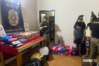 SENAD apreende 285 Kg de cocaína em Ciudad Del Este e prende brasileiro em flagrante