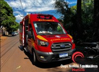 Casal fica ferido após acidente de trânsito no Bairro São Sebastião 