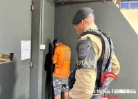 Homem é preso pela ROTAM com moto adulterada na Av. Beira Rio 