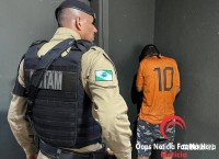 Homem é preso pela ROTAM com moto adulterada na Av. Beira Rio 