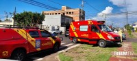 Motociclista fica gravemente ferido após colisão na Av. Felipe Wandscheer