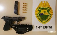PM prende indivíduo por porte ilegal de arma de fogo em São Miguel do Iguaçu
