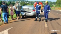 Corpo de Bombeiros atende acidente na BR-277 em São Miguel do Iguaçu