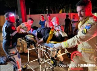 Motociclista fica gravemente ferido após colidir contra um poste no Bairro Três Lagoas 