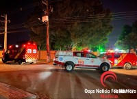 Motociclista fica gravemente ferido após colidir contra um poste no Bairro Três Lagoas 