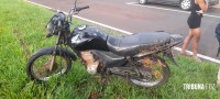 Motociclista é socorrido pelo Siate na Av. Javier Koelbel