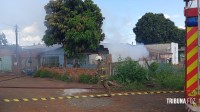 Bombeiros interveem em incêndio a residência no Porto Meira