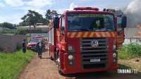 Bombeiros interveem em incêndio a residência no Porto Meira