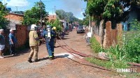 Bombeiros interveem em incêndio a residência no Porto Meira