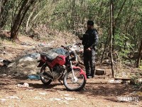 Guarda Municipal e Policia Civil apreendem motociclista furtada na Favela do Monsenhor