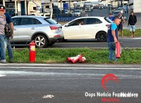 Veículo pega fogo na BR-277 após motorista sentir cheiro de combustível 