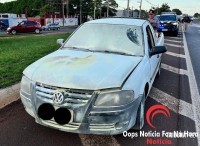 Veículo pega fogo na BR-277 após motorista sentir cheiro de combustível 
