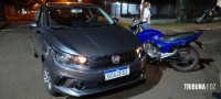Motociclista é socorrido pelo Siate após colisão na Av. Javier Koelbel