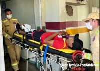 SIATE socorre vitima de atropelamento por moto na Vila Portes 