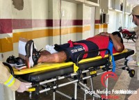 SIATE socorre vitima de atropelamento por moto na Vila Portes 