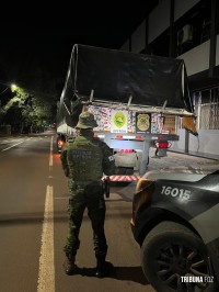 BPFRON e PF prendem caminhoneiro paraguaio com 40 mil pacotes de cigarros em Santa Tereza do Oeste