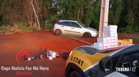PM recupera mercadoria roubada após perseguição no Bairro Cidade Nova 