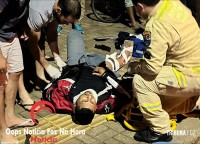 Motociclista fica ferido após colisão no Bairro Jardim São Paulo 