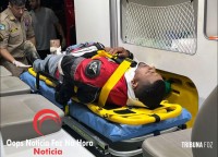 Motociclista fica ferido após colisão no Bairro Jardim São Paulo 
