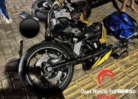 Motociclista fica ferido após colisão no Bairro Jardim São Paulo 