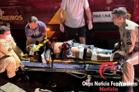 Motociclista fica ferido após colisão no Bairro Jardim São Paulo 